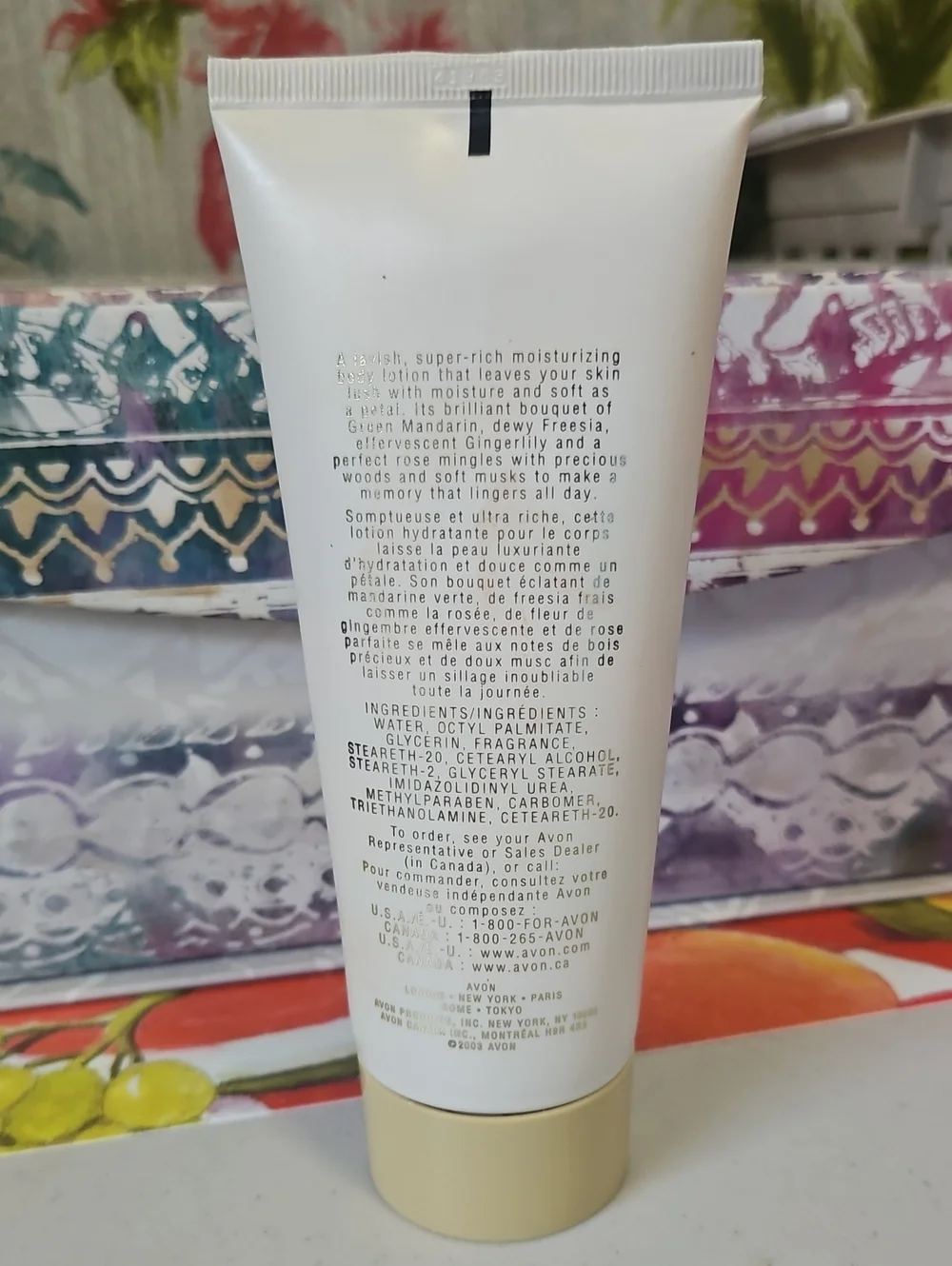AVON MEMORABLE body Lotion VINTAGE 2003 200ml 6.7 fl Oz New. Read Details In Pic